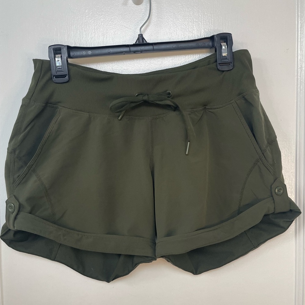 Zella Olive Green Women's Shorts small